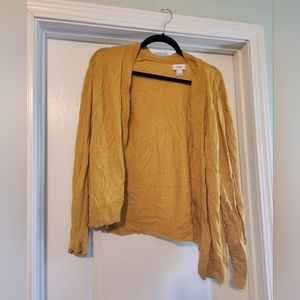 Women's Mustard Cardigan XL